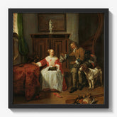 The Hunter’s Present by Gabriël Metsu - thumbnail_1_bf_66fc4f938213847b6f357951